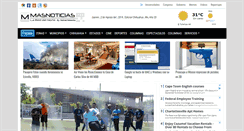 Desktop Screenshot of masnoticias.net